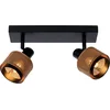 Image de Lucide RAFA - Plafondspot (Plafondlamp) - 2xE14 - Zwart