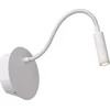 Image de Lucide JOLIJN - Oplaadbare Bedlamp / Wandlamp - Accu/Batterij - Ø 11 cm - LED - 1x2W 3000K - Magnetisch - Wit