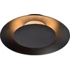 Image de Lucide FOSKAL - Plafonnière (Plafondlamp) - Ø 21,5 cm - LED - 1x6W 2700K - Zwart