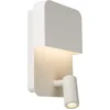 Image de Lucide BOXER - Bedlamp / Wandlamp - LED - 3000K - Met USB oplaadpunt - Wit