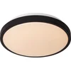 Image de Lucide DASHER - Plafonnière (Plafondlamp) Badkamer - Ø 29,3 cm - LED - 1x12W 2700K - IP44 - Bewegingssensor - Zwart