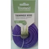 Image de Toolland Trimmerdraad, nylon, paars, 3 mm, 25 m