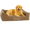 Image de Hondenmand   orthopedisch hondenkussen Dreambay® Taupe 120x95cm   waterafstotend & afneembare hoes   duurzaam comfort van Europese topkwaliteit
