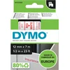 Image de DYMO originele D1 labels | Rode Tekst op Wit Label | 12 mm x 7 m | zelfklevende etiketten voor de LabelManager labelprinter | gemaakt in Europa