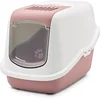 Image de Savic Nestor Earth Kattenbak - Roze/Wit - 56 x 39 x 39 cm