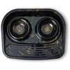 Image de Savic Voerbak - Marble Zwart/Goud - 2x300 ml, Antislip, Geschikt voor Nat en Droogvoer
