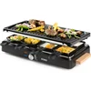 Image de DOMO DO9261G Gourmetset - Raclette - Grill - Hout - PFAS-vrij - 1400W