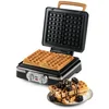Image de DOMO DO9281W Wafelijzer   XL wafels 4x7 - Belgische Wafels   PFAS-vrij   1520 W   Timer   Zwart