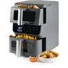 Image de DOMO DO550FR Dubbele Airfryer XX - Heteluchtfriteuse - 3,5 + 6,5 L   2500 W - Grijs