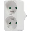 Image de UNIVERSEEL - DOMINOSTEKKER 2 X 16 A WIT