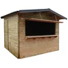 Image de MARKET HOUSE S8725-1 - HOUTEN MARKTKRAAM - KIOSK - VERKOOPSTAND - KERSTKRAAM - SOLID