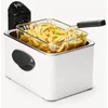 Image de Frifri Expert F1905B Frituurpan 3,5L | 3200W | Koude Zone Technologie | RVS Kuip | Voor max 1 kg Friet | 10 Jaar Garantie | Wit | Made in België