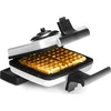 Image de FRIFRI - Wafelijzer (metaal kleur) met bakplaat 4X7; 2X600W COOL TOUCH - WA102A