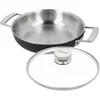 Image de Demeyere Black 5 Multifunction Koekenpan - 24cm Met Glazen Deksel