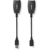 Image de Nedis Actieve USB-Kabel - USB 1.1 - USB-A Male - RJ45 Female - 12 Mbps - 0.20 m - Rond - Vernikkeld - PVC - Koper - Envelop