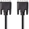 Image de Nedis DVI-Kabel - DVI-D 24+1-Pins Male - DVI-D 24+1-Pins Male - 1080p - Vernikkeld - 10.0 m - Recht - PVC - Zwart - Polybag