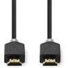 Image de Nedis High Speed   HDMI-Kabel met Ethernet - HDMI Connector - HDMI Connector - 4K@60Hz - ARC - 18 Gbps - 7.50 m - Rond - PVC - Antraciet - Doos