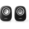 Image de Nedis PC-Speaker - 2.0 - 12 W - 3,5 mm Male - USB Gevoed - Volumebediening