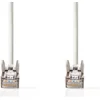 Image de Nedis CAT5e Netwerkkabel - SF/UTP - RJ45 Male - RJ45 Male - 20.0 m - Rond - PVC - Wit - Polybag