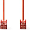 Image de Nedis CAT6 Netwerkkabel - RJ45 Male - RJ45 Male - S/FTP - 5.00 m - Rond - LSZH - Rood - Envelop