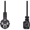 Image de Nedis Stroomkabel   Type F naar C13   Gehoekt   10 m   230V   Zwart