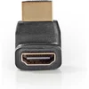 Image de HDMI-Adapter - HDMI Connector - HDMI Female - Verguld - 270° Gehoekt - ABS - Zwart - 1 Stuks - Polybag
