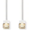 Image de Nedis CAT6 Netwerkkabel - RJ45 Male - RJ45 Male - S/FTP - 1.50 m - Rond - LSZH / PVC - Wit - Window Box
