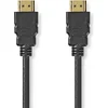 Image de Nedis Ultra High Speed   HDMI-Kabel - HDMI Connector - HDMI Connector - 8K@60Hz - 48 Gbps - 1.00 m - Rond - 6.0 mm - Zwart - Doos