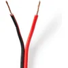 Image de Nedis Speaker-Kabel - 2 x 0.75 mm² - CCA - 100 m - Rond - PVC - Rood / Zwart - Folieverpakking