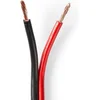 Image de Nedis Speaker-Kabel - 2 x 2.50 mm² - CCA - 25.0 m - Rond - PVC - Rood / Zwart - Folieverpakking