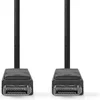 Image de Nedis DisplayPort-Kabel - DisplayPort Male - DisplayPort Male - 8K@60Hz - Vernikkeld - 2.00 m - Rond - PVC - Zwart - Polybag