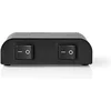 Image de Nedis Speaker Control Box - 2 poort(en) - Klemmen - Luidspreker Impedantie: 4-16 Ohm - Maximale Belasting per Kanaal: 150 W - Aluminium - Zwart