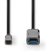 Image de Nedis Actieve Optische USB-Kabel - USB-C Male - HDMI Connector - 18 Gbps - 5.00 m - Rond - PVC - Zwart - Gift Box