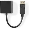Image de Nedis DisplayPort-Adapter - DisplayPort Male - VGA Female 15p - 1080p - Vernikkeld - Recht - 0.20 m - Rond - PVC - ABS - Zwart - Label
