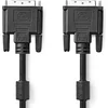 Image de Nedis DVI-Kabel - DVI-D 24+1-Pins Male - DVI-D 24+1-Pins Male - 2560x1600 - Vernikkeld - 3.00 m - Recht - PVC - Zwart - Envelop