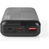 Image de Nedis Powerbank - 20000 mAh - 18 W - 1.5 / 2.0 / 3.0 A - Apparaat stroomoutput: 1x USB-A / 1x USB-C - Apparaat stroominput: Micro-USB / 1x USB-C - Lithium-Polymer