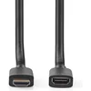 Image de Nedis Ultra High Speed   HDMI-Kabel - HDMI Connector - HDMI Output - 8K@60Hz - 48 Gbps - 2.00 m - Rond - 7.9 mm - Zwart - Envelop