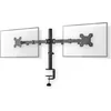 Image de Nedis Monitorbeugel voor Bureaus - 2 Schermen - 15 - 32 " - 75x75 / 100x100 - Draai- en Kantelbaar
