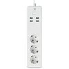 Image de Nedis SmartLife Stekkerdoos - 3x Randaarde stekker (CEE 7/3) / 4 x USB - 16.0 A - 3680 W - 1.80 m - -10 - 40 °C - Android / IOS - Wit