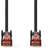 Image de Nedis CAT6 Netwerkkabel - RJ45 Male - RJ45 Male - S/FTP - 2.00 m - Rond - LSZH - Zwart - Label
