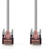 Image de Nedis CAT6 Netwerkkabel - RJ45 Male - RJ45 Male - S/FTP - 15.0 m - Rond - LSZH - Grijs - Label