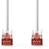 Image de Nedis CAT6 Netwerkkabel - RJ45 Male - RJ45 Male - S/FTP - 15.0 m - Rond - LSZH - Wit - Label
