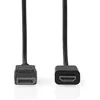 Image de Nedis DisplayPort-Kabel - DisplayPort Male - HDMI Connector - 4K@30Hz - Vernikkeld - 2.00 m - Rond - PVC - Zwart - Label