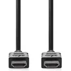 Image de Nedis High Speed   HDMI-Kabel met Ethernet - HDMI Connector - HDMI Connector - 4K@30Hz - ARC - 10.2 Gbps - 5.00 m - Rond - PVC - Zwart - Label