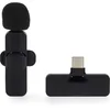 Image de Nedis Microfoon - Apparaat: Notebook / Smartphone / Tablet - Draadloos / USB Type-C - USB-C Female - Aan/uit knop