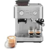 Image de KitchenAid Halfautomatische Espressomachine - Ingebouwde koffiemolen, kantelbaar stoompijpje, 15 bar pomp en drukmeter - Roestvrij staal