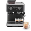 Image de KitchenAid Halfautomatische Espressomachine met Koffiemolen - Ingebouwde koffiemolen, kantelbaar stoompijpje, 15 bar pomp en drukmeter - Vulkaanzwart