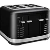 Image de KitchenAid 5KMT4109EBM - Broodrooster - Zwart - 4 Sleuven - 7 Bruiningstanden