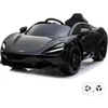 Image de McLaren 720S Full Option Elektrische Kinderauto 1 tot 7 jaar   Officieel Gelicentieerd Accuvoertuig met Lederen Zitje & Vlinderdeuren   12V Kinderauto met Afstandsbediening, Bluetooth & Soft-Start   Zwart