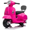 Image de Vespa GTS Full Option Elektrische Kinderscooter 1 tot 3 jaar   Officieel Gelicentieerde Kinder Vespa met Verwijderbare Zijwieltjes   Li-ion Kindermotor met Kunstlederen Zitje & MP3   Roze